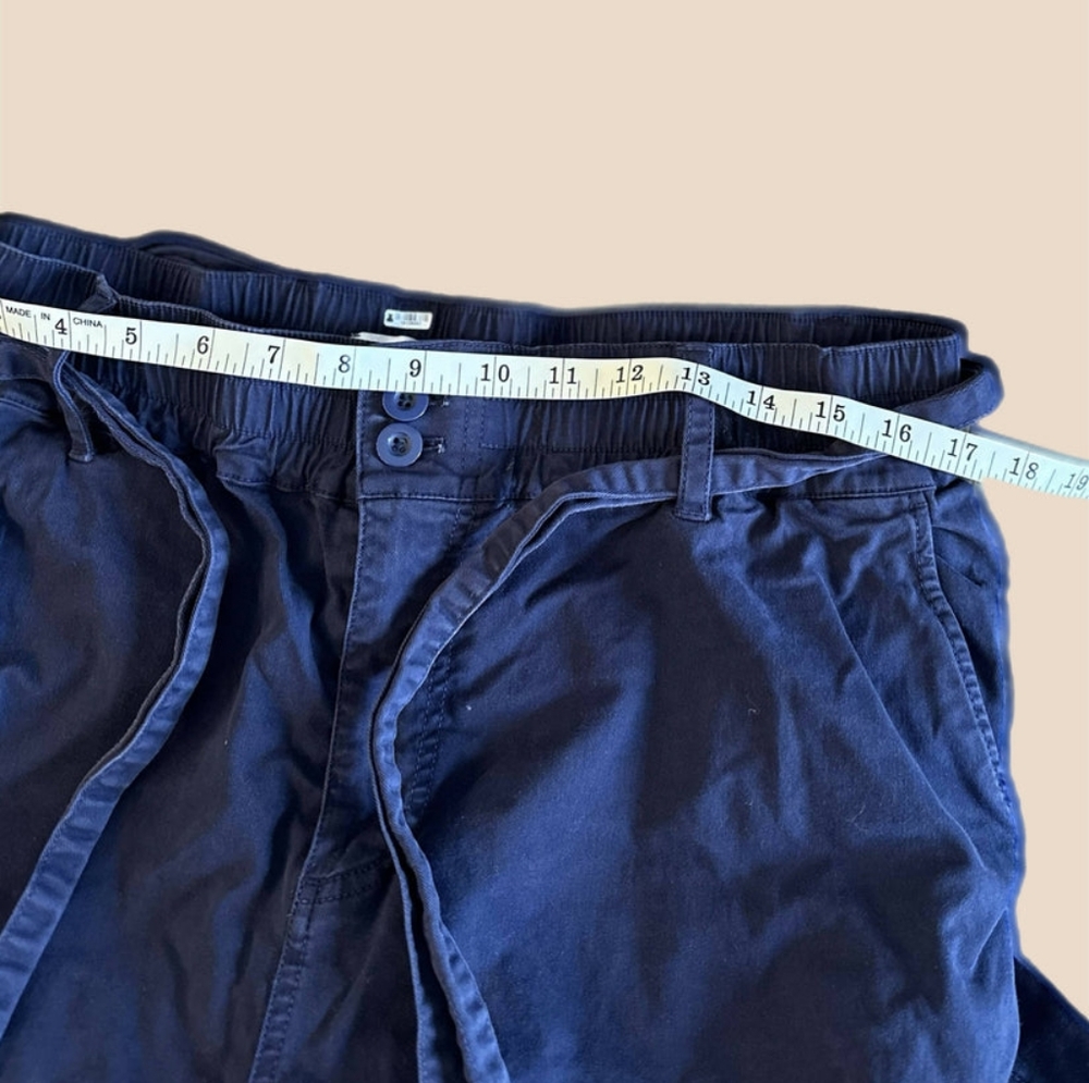 Michael Stars Kenya Wide Leg High Rise Navy Blue Pants - Picture 7 of 8